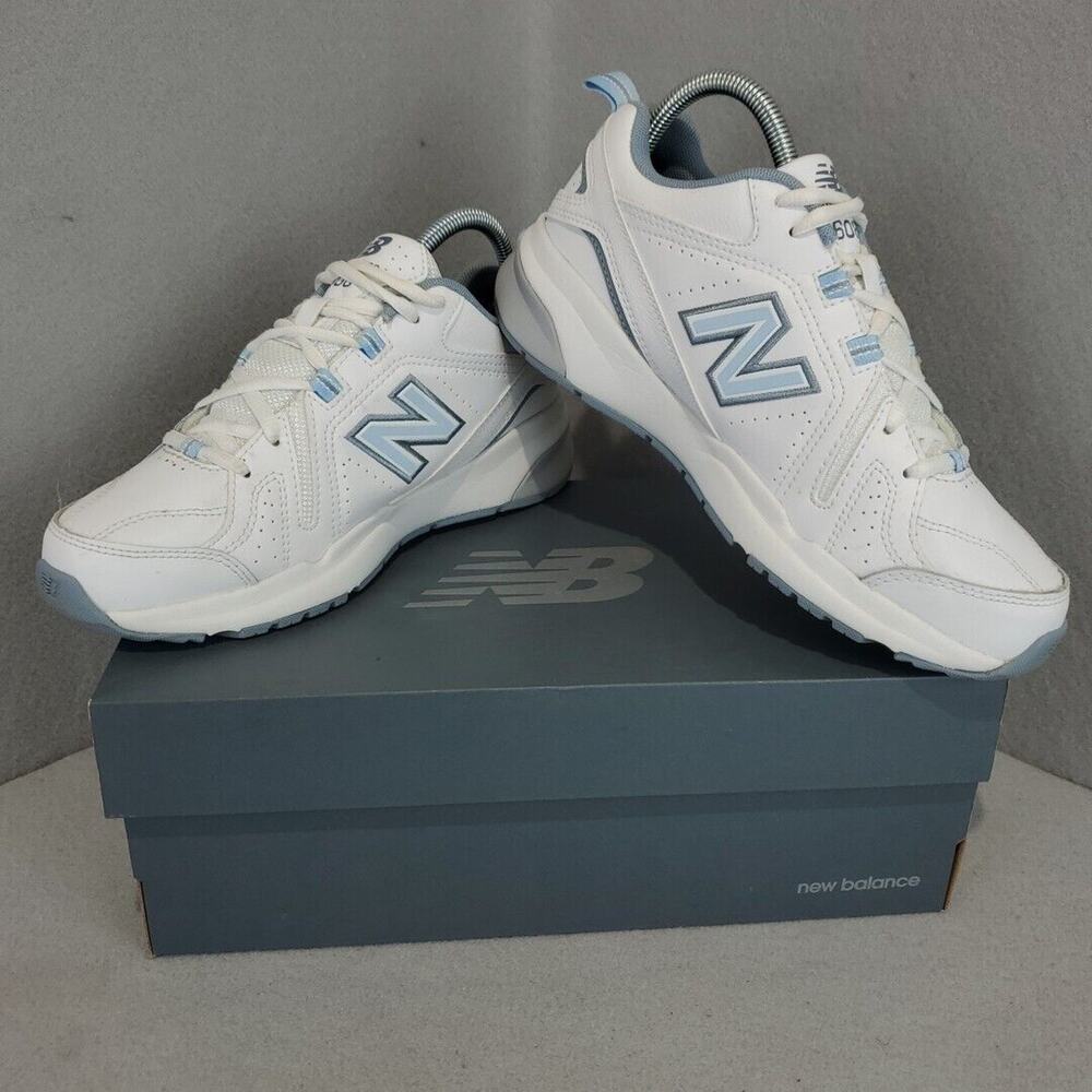 New Balance Womens 608 V5 WX608WB5 White Casual Shoes Sneakers Size 8.5 B